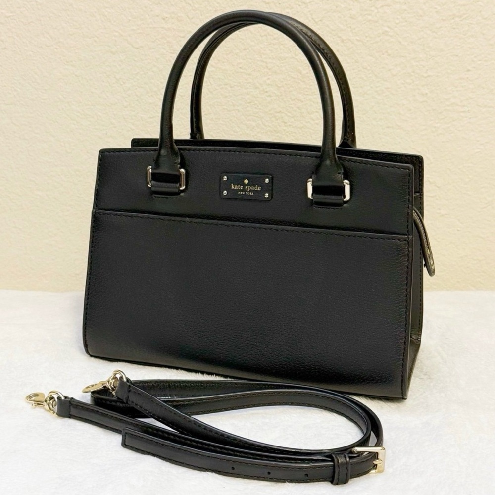 Kate Spade Black Satchel Purse Crossbody Bag